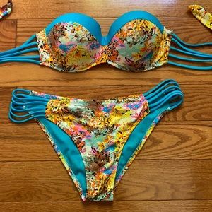 strapless bikini